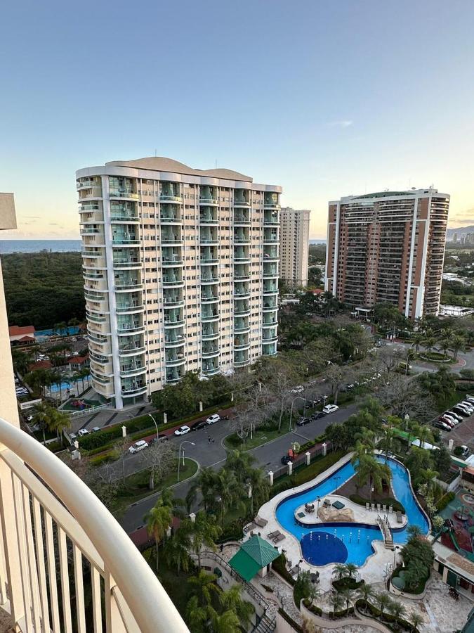 Flat Com Vista Panoramica -15- Na Barra Da Tijuca - Estacionamento Gratuito - Frigobar - Ar Condicionado - Piscina - Academia - Balsa Para Praia Gratis - Varanda - Vista Parcial Mar E Lagoa Rio de Janeiro Exteriér fotografie
