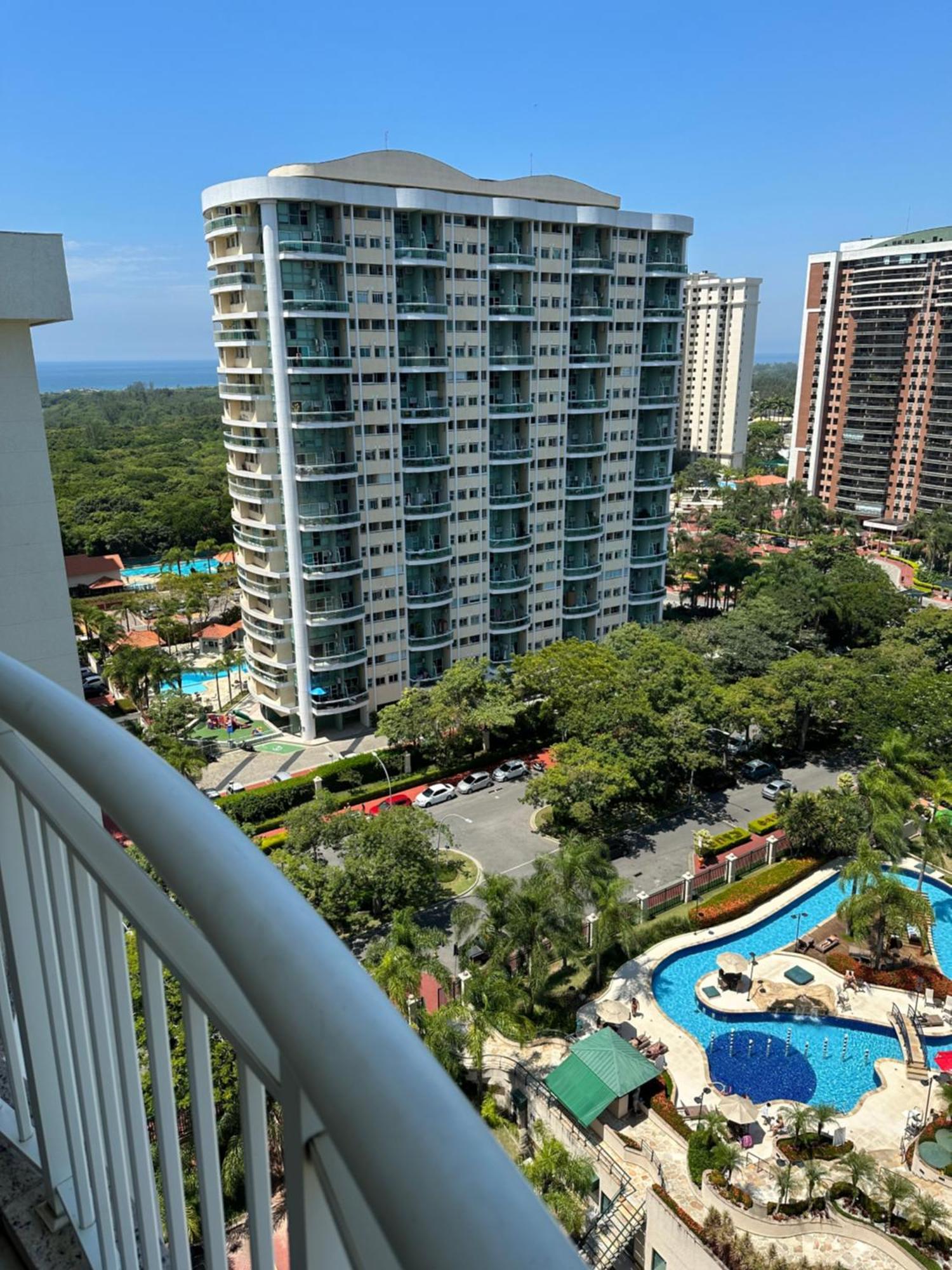 Flat Com Vista Panoramica -15- Na Barra Da Tijuca - Estacionamento Gratuito - Frigobar - Ar Condicionado - Piscina - Academia - Balsa Para Praia Gratis - Varanda - Vista Parcial Mar E Lagoa Rio de Janeiro Exteriér fotografie