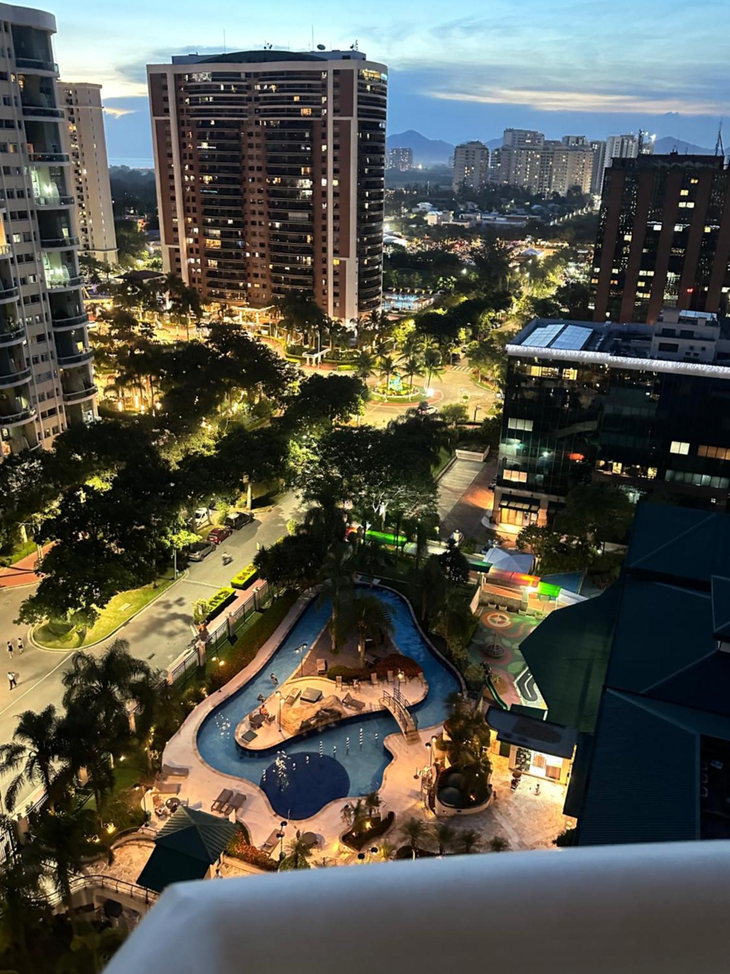 Flat Com Vista Panoramica -15- Na Barra Da Tijuca - Estacionamento Gratuito - Frigobar - Ar Condicionado - Piscina - Academia - Balsa Para Praia Gratis - Varanda - Vista Parcial Mar E Lagoa Rio de Janeiro Exteriér fotografie