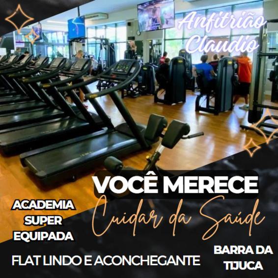 Flat Com Vista Panoramica -15- Na Barra Da Tijuca - Estacionamento Gratuito - Frigobar - Ar Condicionado - Piscina - Academia - Balsa Para Praia Gratis - Varanda - Vista Parcial Mar E Lagoa Rio de Janeiro Exteriér fotografie